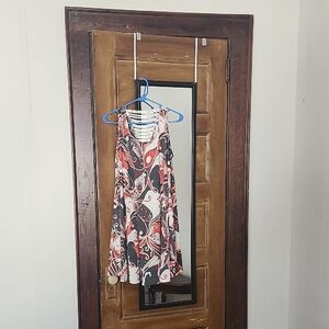 Shoreline Red and Black Paisley Dress